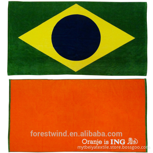 Factory Price Cotton Flag Wholesales Beach Towel